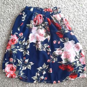 Floral skirt